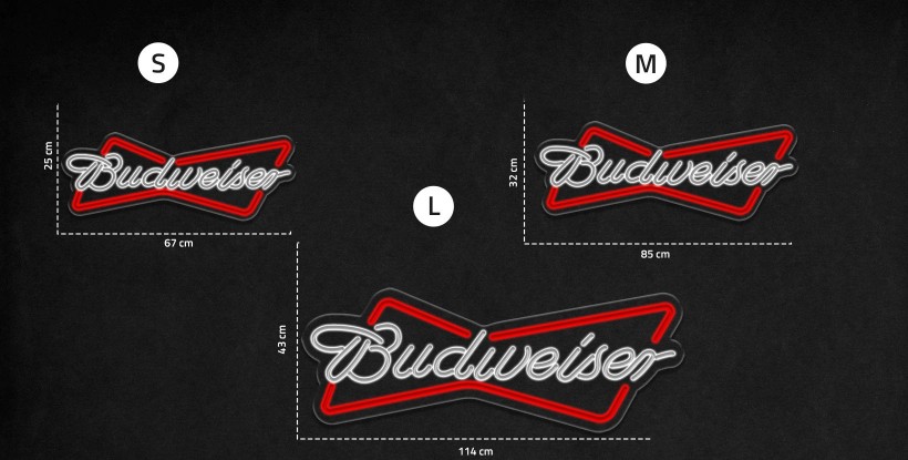 Neon Budweiser