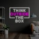 Neón Think outside the box