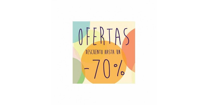 Cartel ofertas -70% circulitos