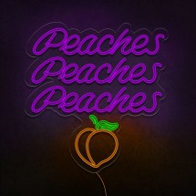 Neón peaches