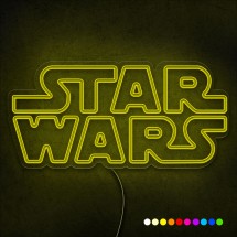 Neón inspiración logo Star Wars