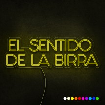 Neón El sentido de la birra