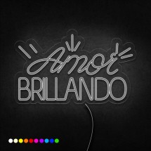 Neón Amor brillando