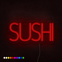 Neón letras SUSHI