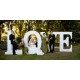 Letras love gigantes Novios