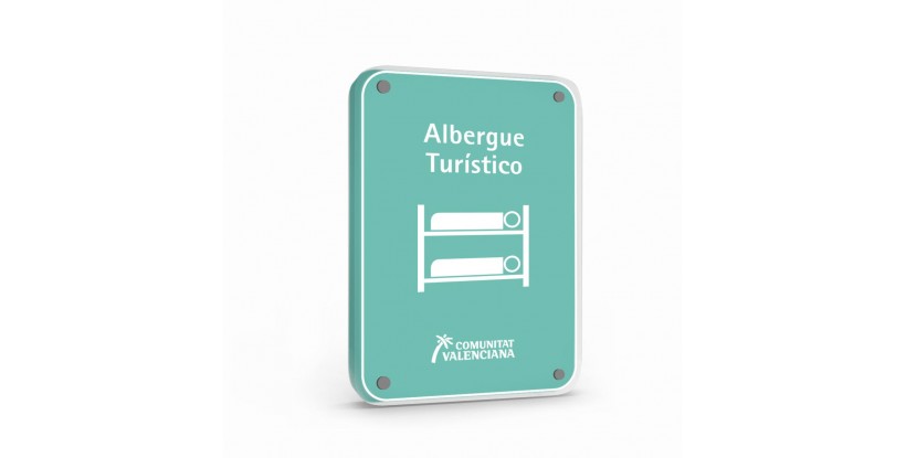 Placa Albergue Turístico Comunidad Valenciana