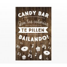 Cartel Boda Candy Bar