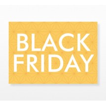 Cartel Black Friday Geométrico Colores