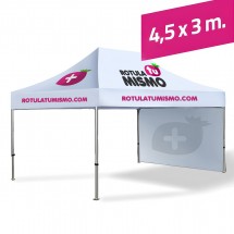 Carpa personalizada 4,5 x 3 metros