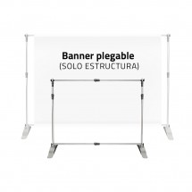 Banner plegable (solo estructura)