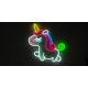 Neon unicornio habitación infantil