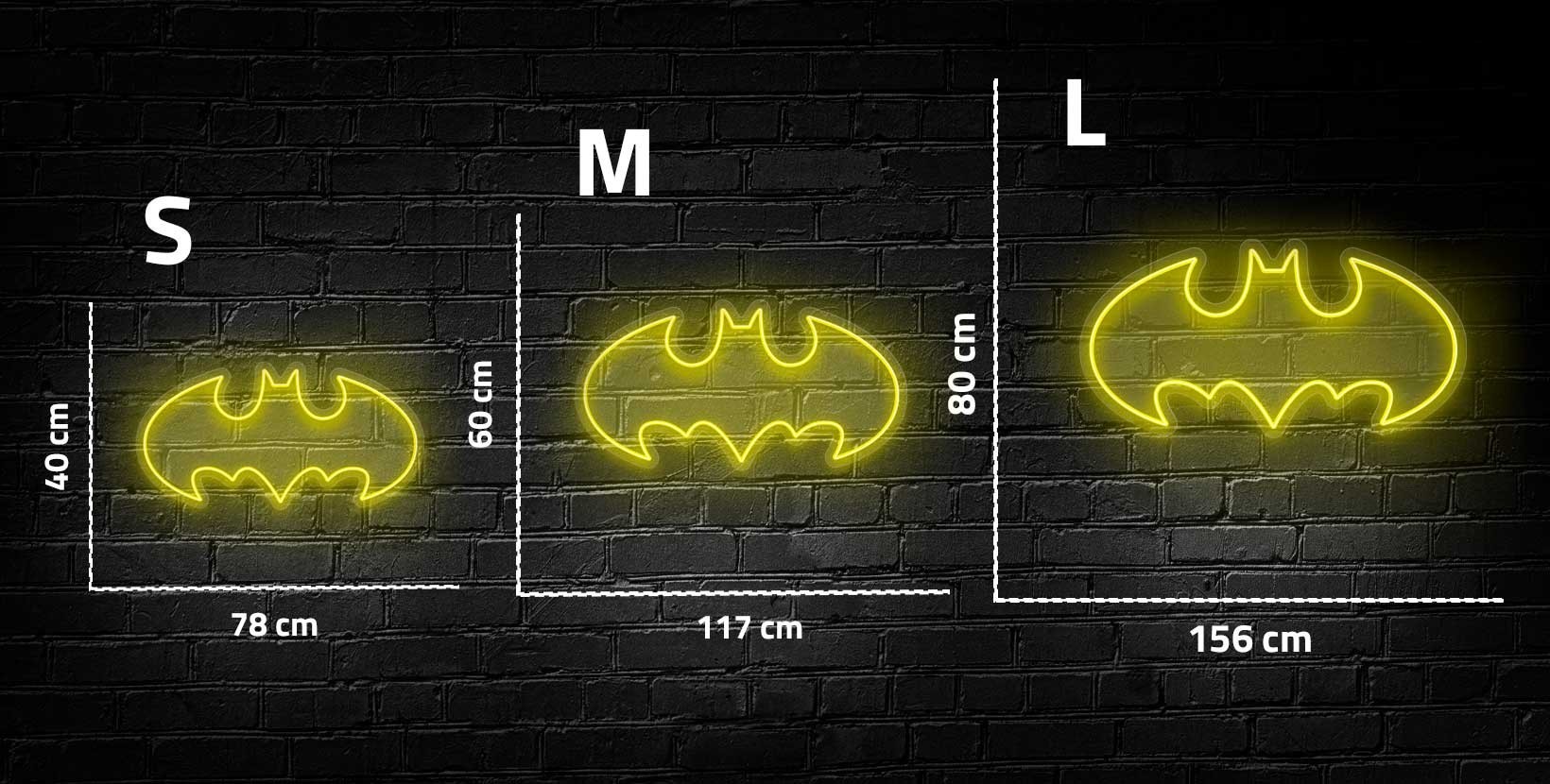 Neón Inspiración Logo Batman | Envío gratuito