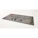 Placa industrial aluminio