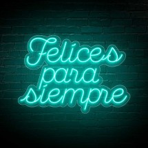 Neón ´Felices para siempre´