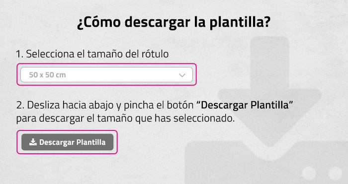 como descargar plantilla de rotulo